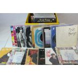Vinyl - Collection of 45s in picture and company sleeves to include Pink Floyd, David Bowie,