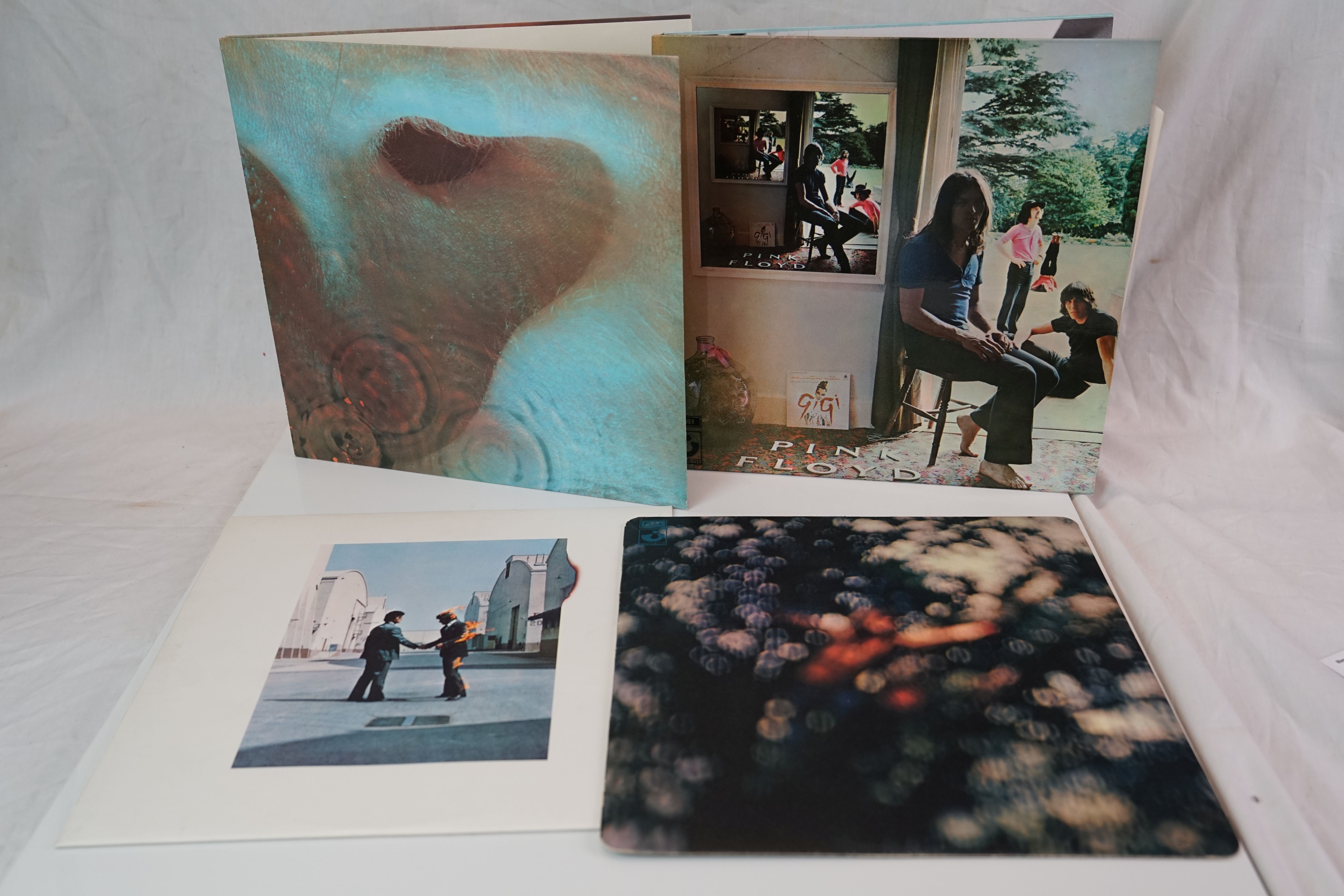 Vinyl - Four Pink Floyd LPs to include Ummagamma EMI on label, Meddle, Wish You Were Here (two - Image 24 of 24