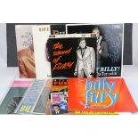 Vinyl - 10 Billy Fury LPs to include plus The Sound of Billy Fury 10" LP, sleeves and vinyl vg+
