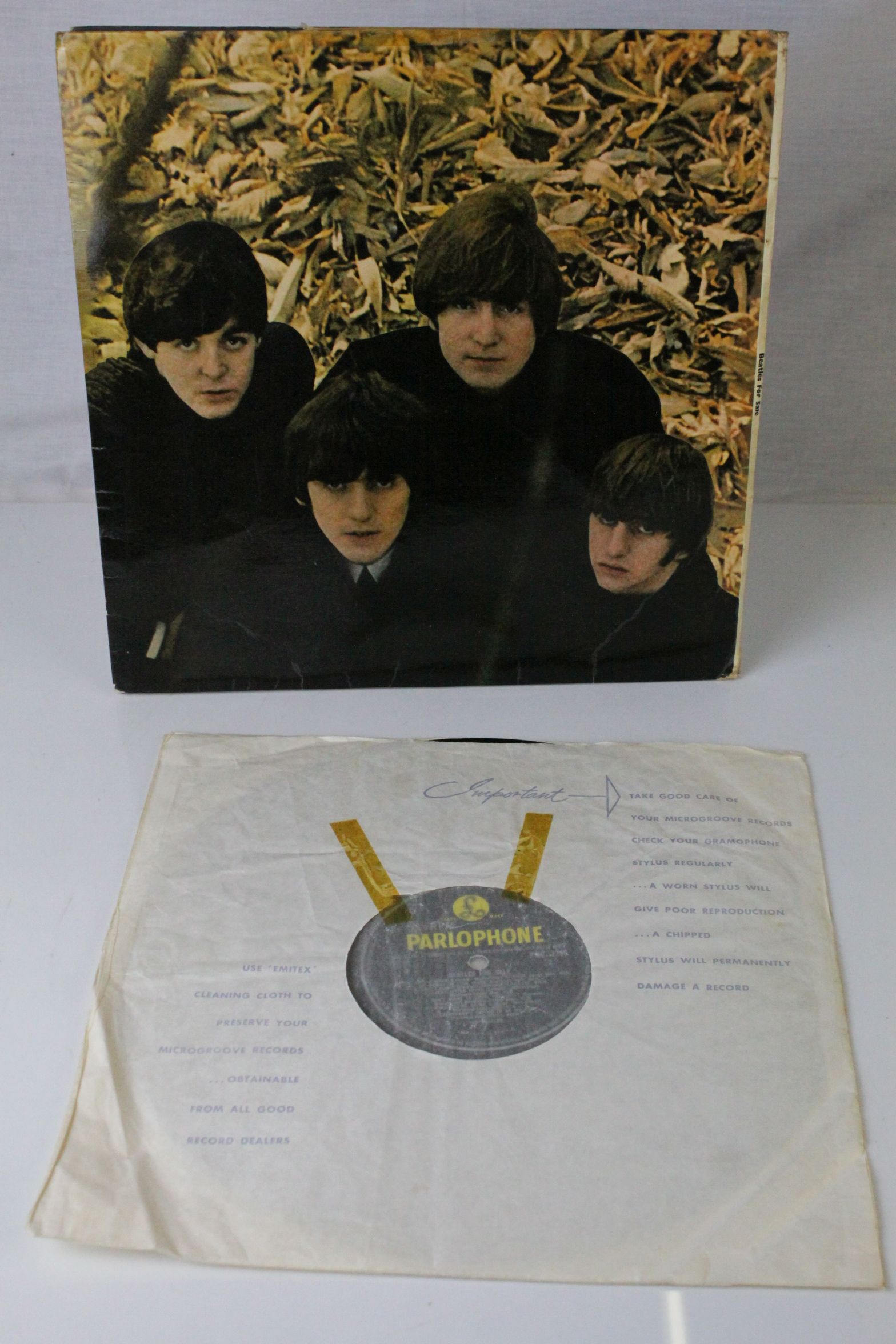 Vinyl - Four The Beatles LPs to include For Sale PMC1240 mono, Revolver PMC7009 mono, With The - Image 20 of 21
