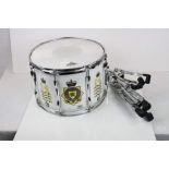 Remo Emperor X Drum, 38cms diameter x 25cms high,the body with labels for North Wessex, with folding