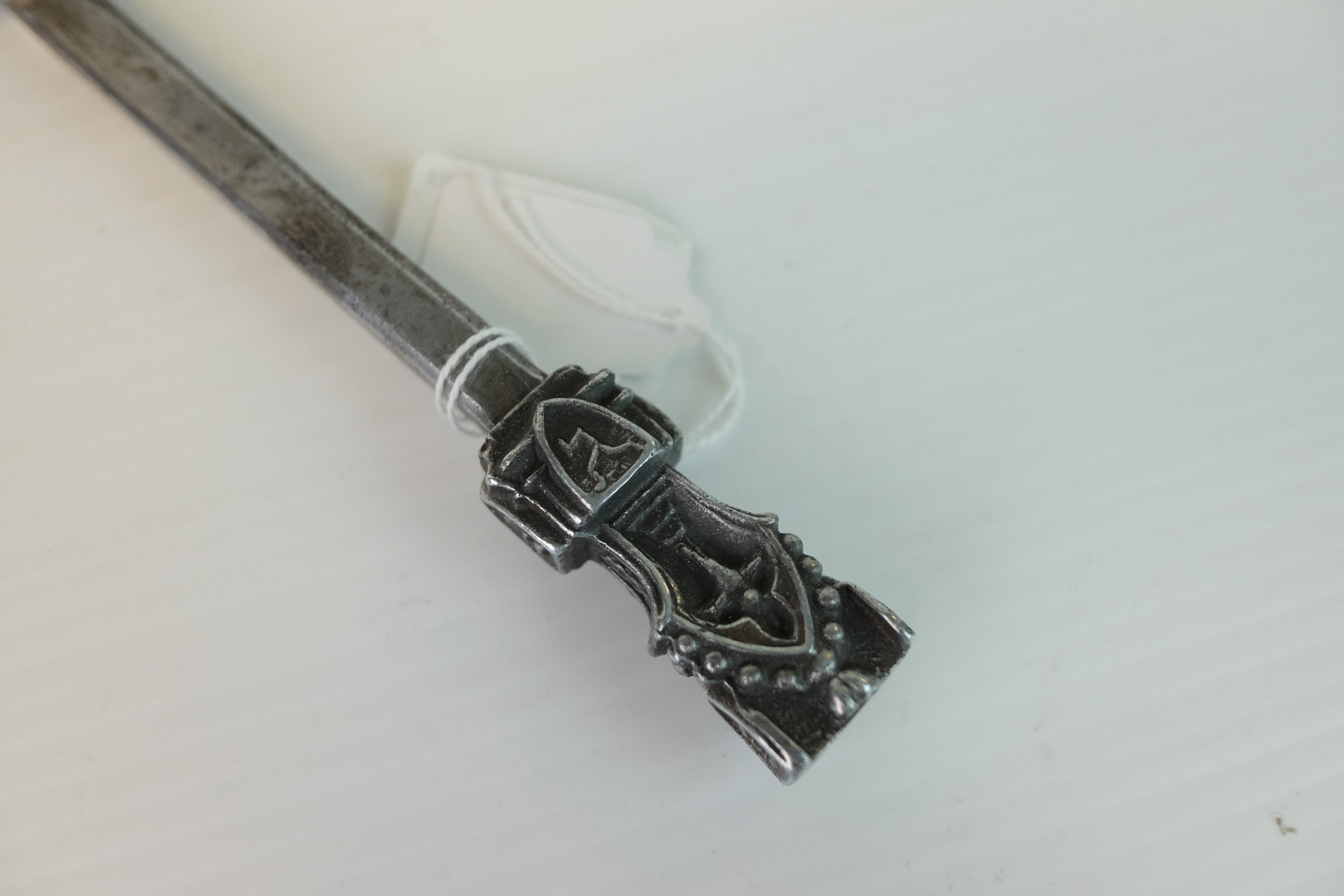 Pewter and White Metal Anointing Spoon - Image 3 of 3