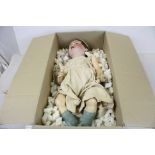 Antique Bisque headed Doll impressed number 126 / 56, damage to body.