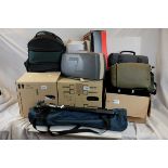Large Quantity of Photographic and Developing Equipment including Camera Bags, Lenses, Tripod,