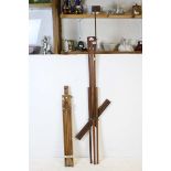 Stredge Wooden Artist's Easel together with another Folding Wooden Artist's Easel