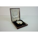Gold Plated Waltham Pocket Watch marked to inside ' Star ' and ' Dennison ', the white enamel face