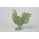 Jadeite Figure of a Rooster / Cockerel