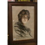 Philip Boileau Lithographic Print of ' Peggy ', 69cms x 46cms, oak framed and glazed