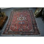 Karajar Persian Wool Rug, circa 1900, 214cms x 149.5cms ***Please note that VAT is applicable to th