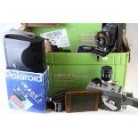 Cameras and Accessories including Boxed Polaroid Image 2, Kopil IIIA8 Cine Camera, plus other