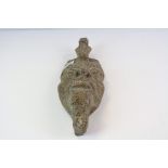 Hand Carved Granite Bust Sculpture of an Indian / Egyptian Head, 34cms high