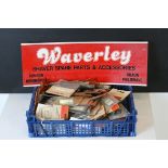 Waverley Shaver Spares Advertising Signs and a Collection of Spare Parts, etc