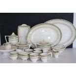 Extensive Early 20th century J & G Meakin ' Westminster ' Dinner and Tea Service, Cream Ground