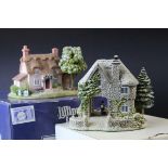 Large Collection of approximately Fifty Three Boxed Lilliput Lane Cottages together with Tinned