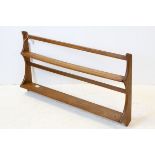 c1960 Ercol Elm Two Tier Plate Rack