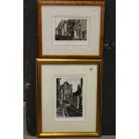 Colin Bailey, Three signed Limited Edition Engravings ' All Saints Street Hastings ', ' Hill Street,