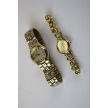 Two ladies quartz watches to include Seiko and Rotary.