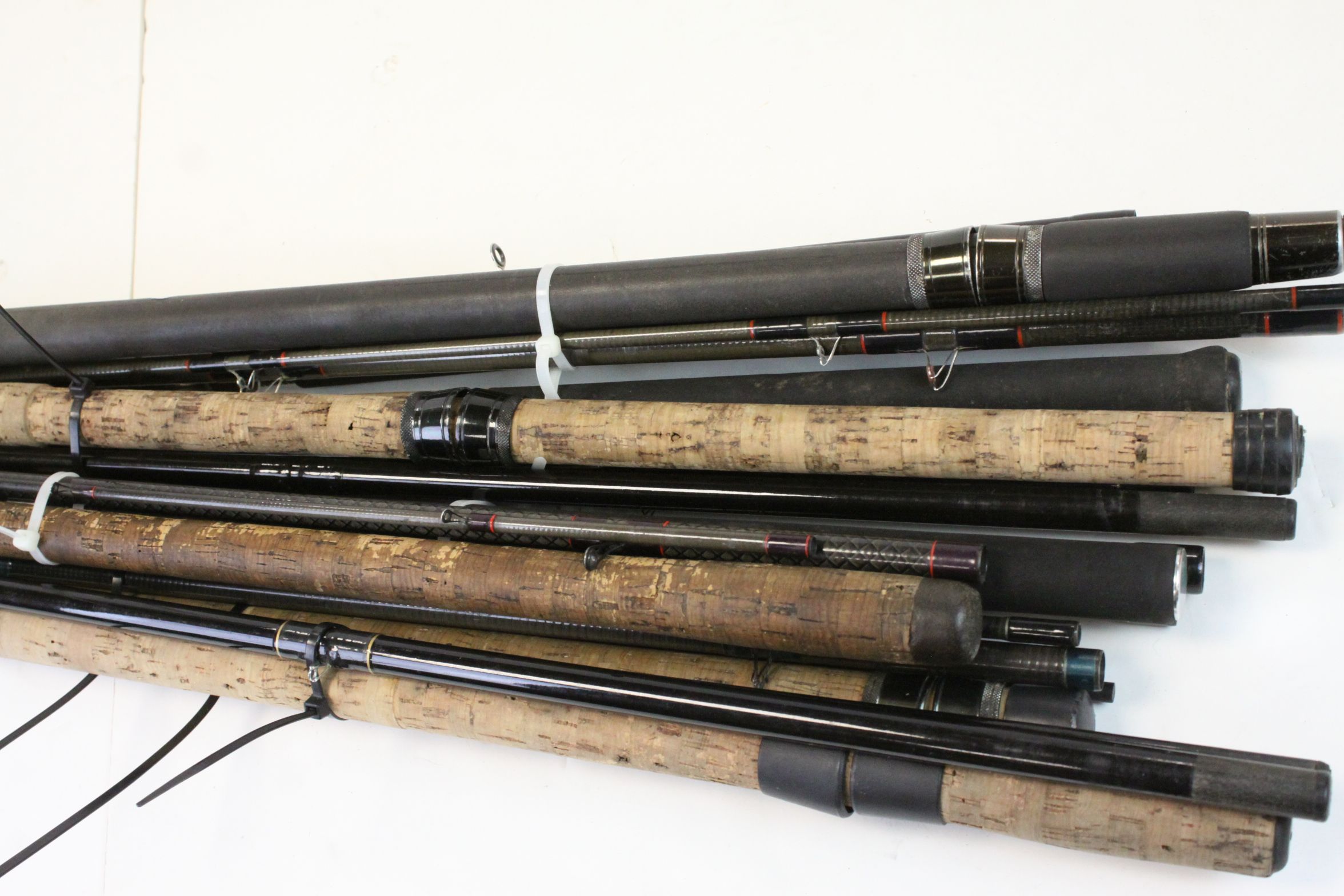 A quantity of coarse fishing rods to include Shakespeare Daiwa etc. - Image 4 of 5