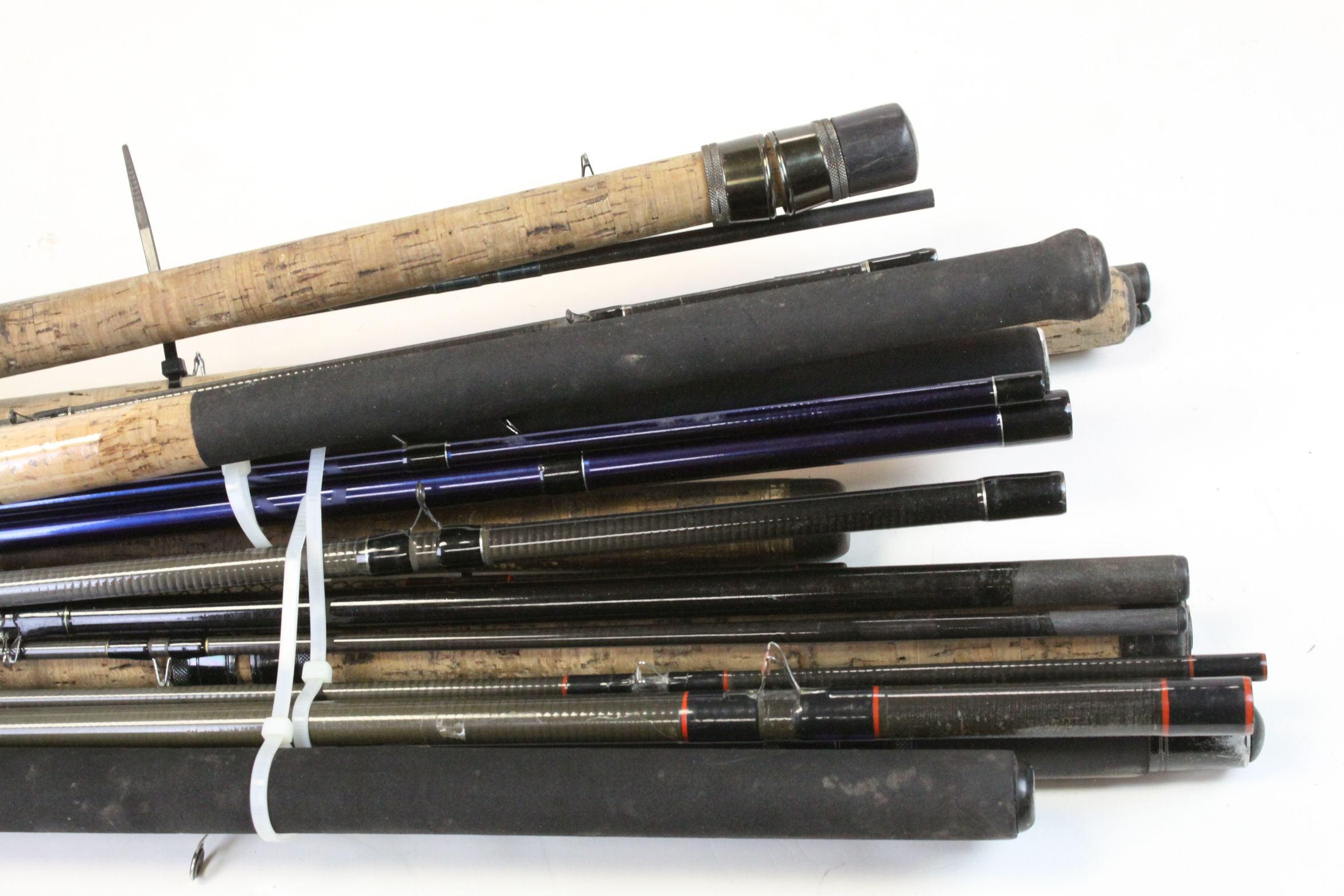 A quantity of coarse fishing rods to include Shakespeare Daiwa etc. - Image 2 of 5