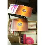 Collection of 70 plus Radio Canada Transcriptions Vinyl LPs with another Box of 50 Pop and Classical