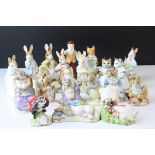Collection of 21 Royal Albert Beatrix Potter Figures (including Nine Boxes)