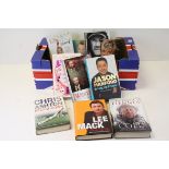 Books - Box of Various Signed Celebrity Books (17 items), all signed in person at Theatres including