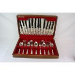 A Viners of Sheffield silver plated Canteen of cutlery.