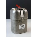 Early to Mid 20th century Metal Cased MSA Miner's Air or Gas Mask, no. 734, 14cms high