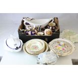 Collection of mainly Early 20th century Ceramics including Imari Pattern Part Tea Service plus Fruit