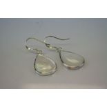 Pair of Silver and Mother of Pearl Earrings