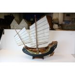 Model of the Chinese Junk ' Fouchow Pole '