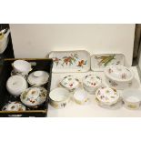 A quantity of Worcester Evesham to include serving dishes,tureens, ramakins etc.