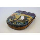 A 1960's Sharp & Sons toffee tin with space TV series decoration.