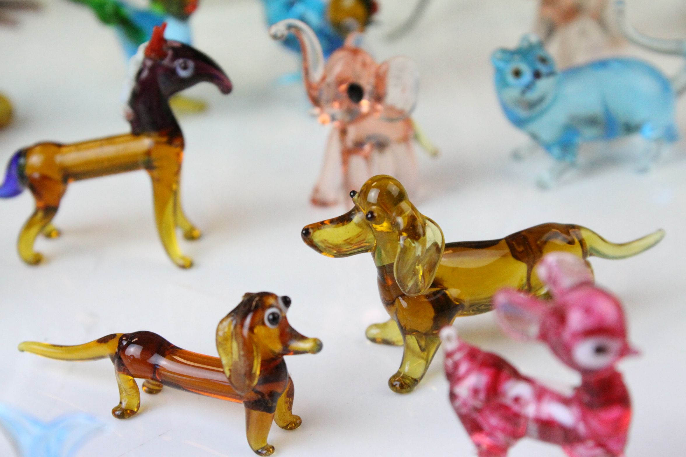 Collection of Miniature Glass Animals, approximately 30 - Image 6 of 17