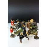 Collection of Figures including Border Fine Arts Hunting Fox Figures including Lord Reynard, Lady