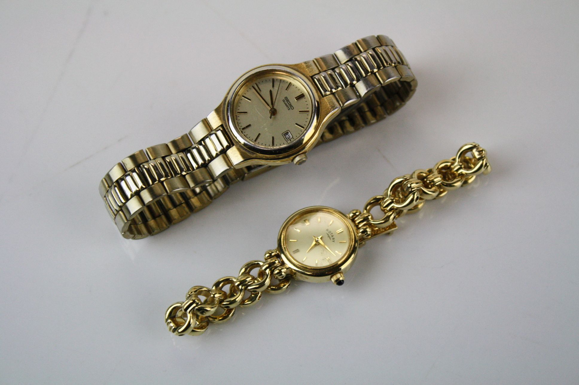 Two ladies quartz watches to include Seiko and Rotary. - Image 2 of 3