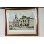 Local interest Sturgeon limited edition print of Trowbridge Town Hall 349/1000.