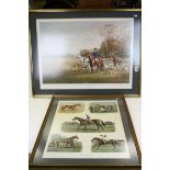 Richard Stone Reeves limited edition horse racing print The Five Greatest I Ever Rode 664/750 signed