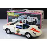 Boxed Vintage battery operated Police Patrol Car