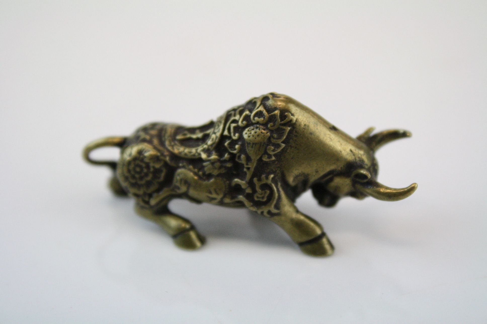 Brass / Bronze Figure of a Bull - Image 2 of 3