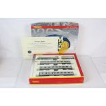 Boxed Hornby OO gauge R2278M The Silver Jubilee Train Pack, complete with certificate, excellent