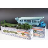 Two boxed Dinky Supertoys Car Transporters to include 660 Tank Transporter (diecast vg) and 982