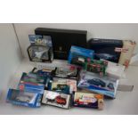 Five boxed Corgi diecast models to include two Vanguards VA05404 & VA06809, two 100 Years of