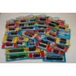 35 x Ertl carded Thomas the Tank Engine diecast models to incliude Harold, George, Percy, Terence,