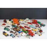 38 Dinky & Matchbox mid 20th C diecast models, some play wear, vg overall