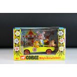 Boxed Corgi 807 Dougal's Magic Roundabout Car in excellent condition with unused sticker sheet,