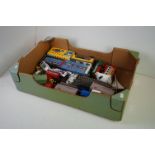 Collection of boxed and unboxed diecast and tin plate models to include tin plate Transit Loco
