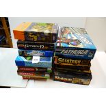 12 x Board games to include Shogun, Lord of the Rings, Risk, Lord of the Rings Stratego, Scotlamnd