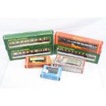 Seven boxed OO gauge items of rolling stock to include 3 x Replica Railways (12147, 12053 &