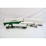 Two boxed Conrad 1/50 diecast haulage models to include Air Products and MG Industries, diecast